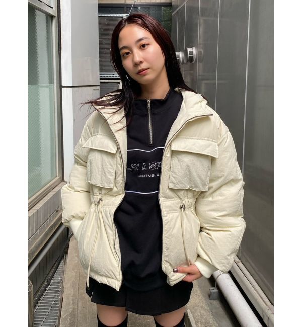 EMODA「シェイプパフダウンブルゾン」|ブルゾン・スタジャン|