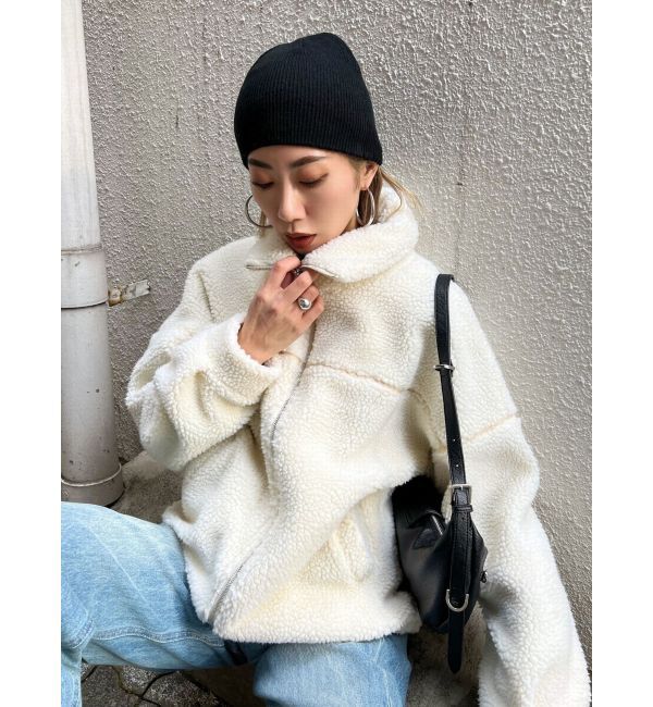 EMODA「オーバーボアブルゾン」|ブルゾン・スタジャン|