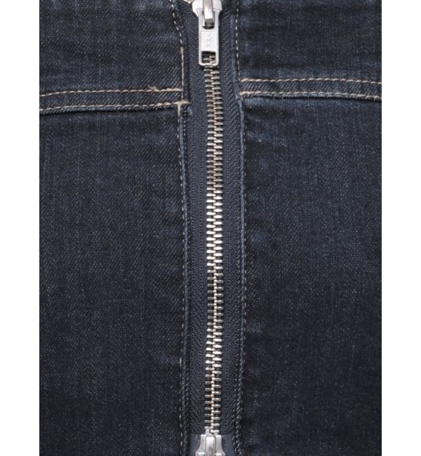 EMODA「デニムフレアジップサロペット」|オールインワン|