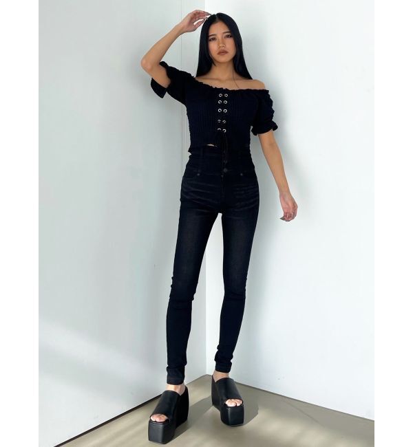 EMODA「【ELDER】MONSTERハイウエストデニム」|デニム|