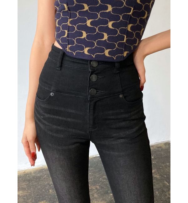 EMODA「【ELDER】MONSTERハイウエストデニム」|デニム|