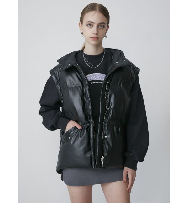 EMODA「2WAYオーバーフードダウン」|ブルゾン・スタジャン|