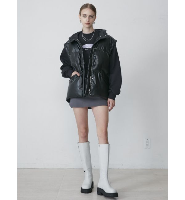 EMODA「2WAYオーバーフードダウン」|ブルゾン・スタジャン|