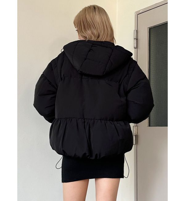 EMODA「2WAYオーバーフードダウン」|ブルゾン・スタジャン|