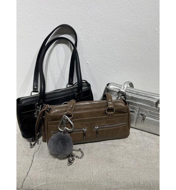 EMODA「チェーンスクエアショルダーバッグ」|ショルダー・メッセンジャー|