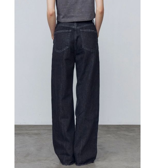 EMODA「ルーズワイドハイウエストジーンズ」|デニム|