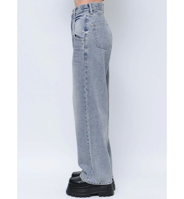 EMODA「ルーズワイドハイウエストジーンズ」|デニム|
