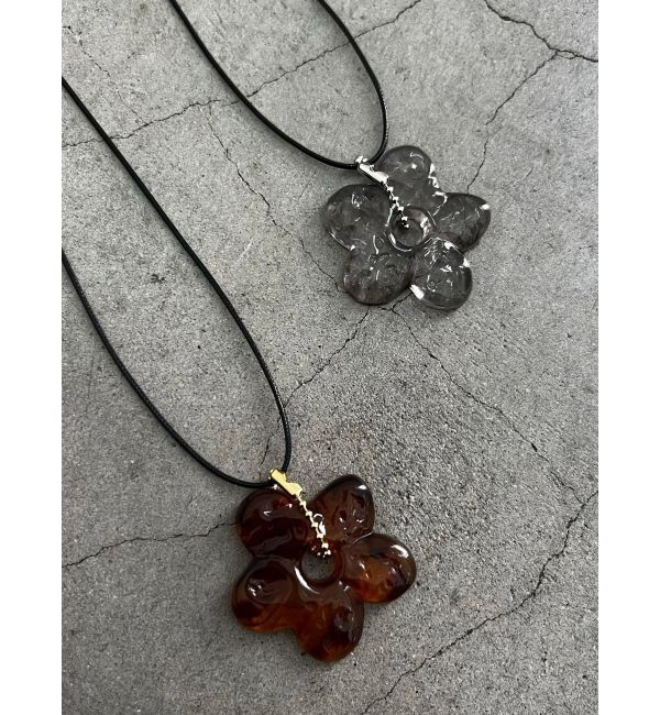 EMODA「フラワーストリングネックレス」|ネックレス|