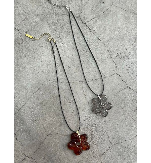 EMODA「フラワーストリングネックレス」|ネックレス|