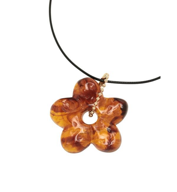 EMODA「フラワーストリングネックレス」|ネックレス|