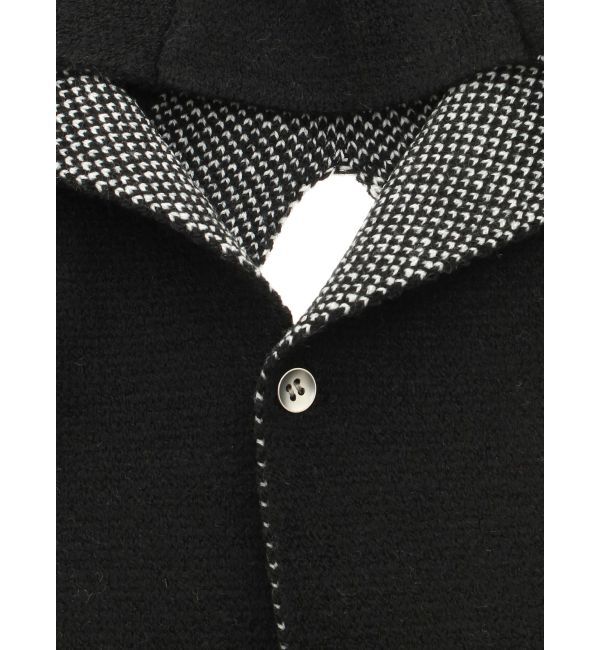 EMODA「ハートロゴフードマフラー」|マフラー|