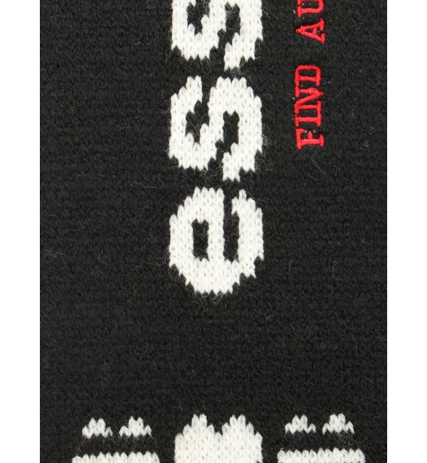 EMODA「ハートロゴフードマフラー」|マフラー|