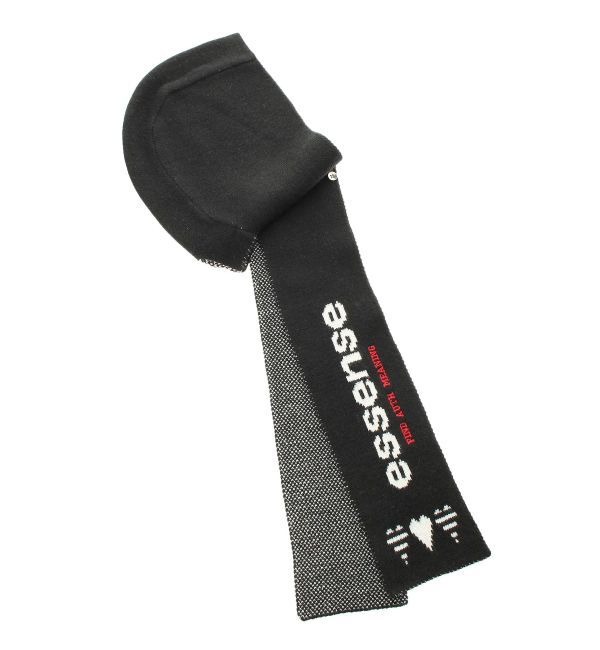 EMODA「ハートロゴフードマフラー」|マフラー|