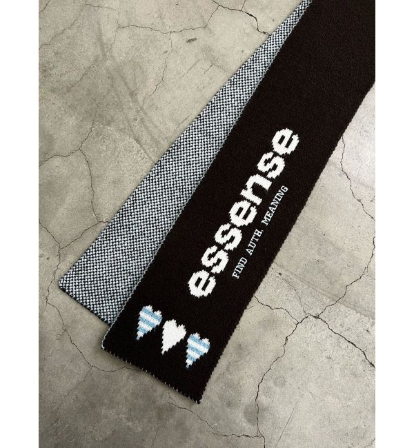 EMODA「ハートロゴフードマフラー」|マフラー|