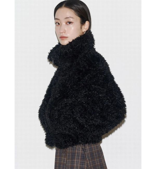 EMODA「シングルミニボアブルゾン」|ブルゾン・スタジャン|