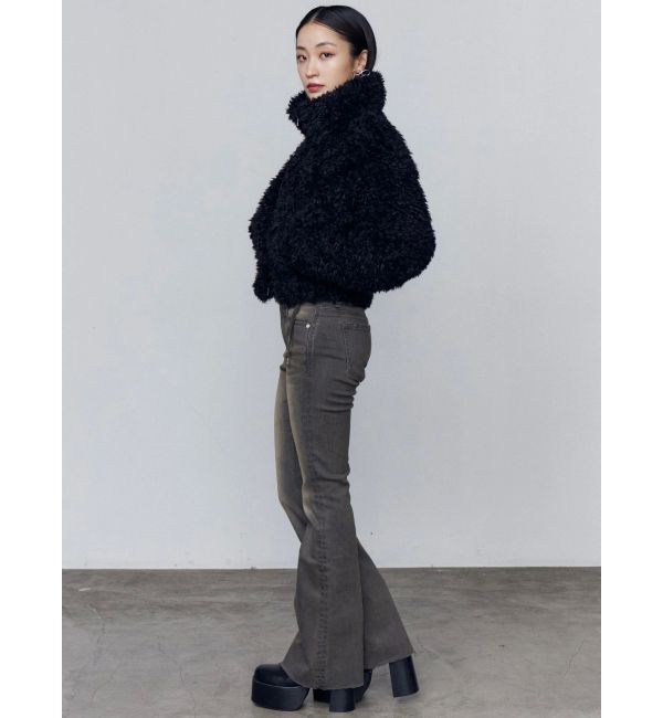 EMODA「シングルミニボアブルゾン」|ブルゾン・スタジャン|