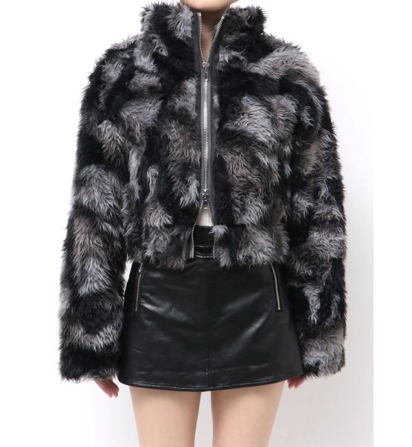 EMODA「シングルミニボアブルゾン」|ブルゾン・スタジャン|