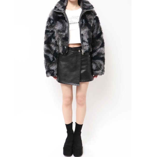 EMODA「シングルミニボアブルゾン」|ブルゾン・スタジャン|