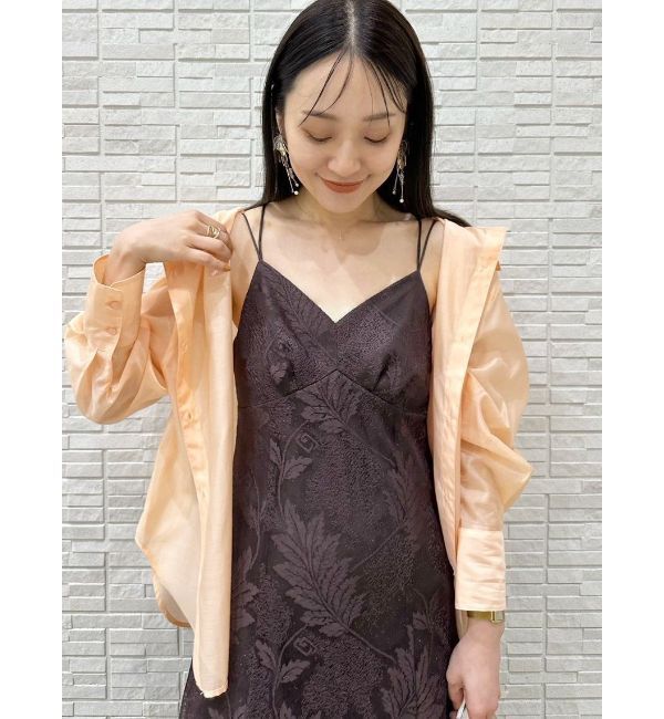 MERCURYDUO「バックスリットシアーシャツ」|シャツ・ブラウス|