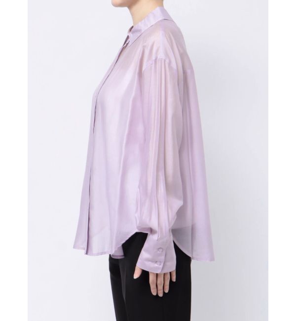 MERCURYDUO「バックスリットシアーシャツ」|シャツ・ブラウス|