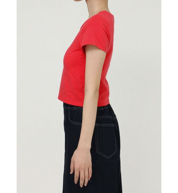 MERCURYDUO「エンブロイダリーワンポイントロゴTシャツ」|Tシャツ・カットソー|