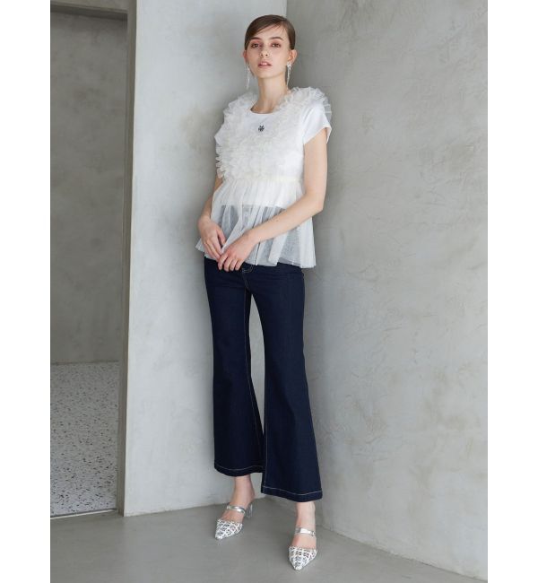 MERCURYDUO「エンブロイダリーワンポイントロゴTシャツ」|Tシャツ・カットソー|