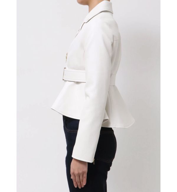 MERCURYDUO「ペプラムライダースジャケット」|ライダースジャケット|