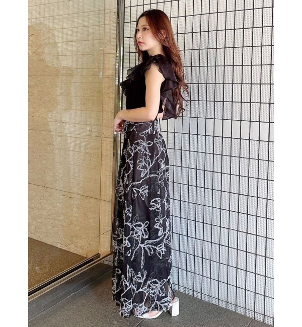 MERCURYDUO「エンブロイダリースカート」|スカート|