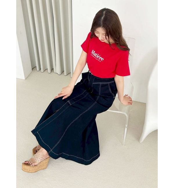 MERCURYDUO「刺繍ロゴTシャツ」|Tシャツ・カットソー|