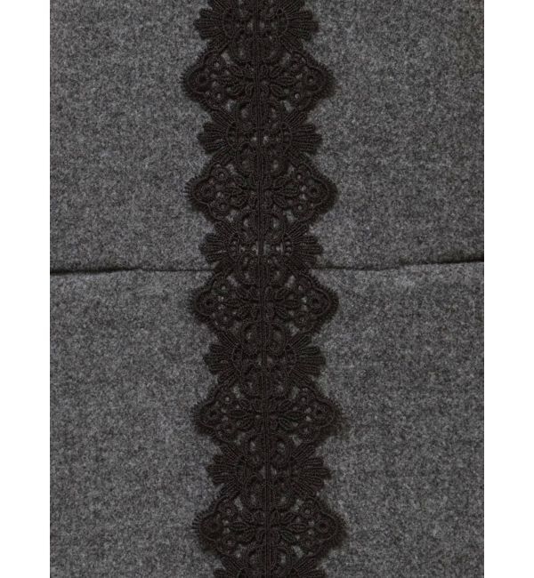 MERCURYDUO「バイカラーレースミニワンピース」|ワンピース|