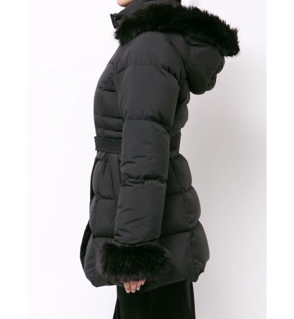 MERCURYDUO「フェイクファー付きアライドロングダウン」|ダウン|