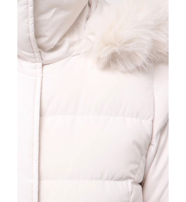 MERCURYDUO「フェイクファー付きアライドロングダウン」|ダウン|