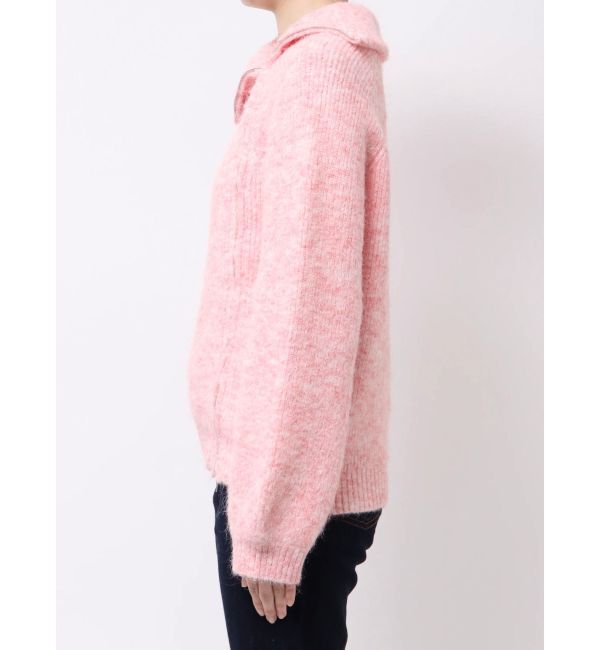 MERCURYDUO「アシメZIPオーバーニット」|ニット・セーター|