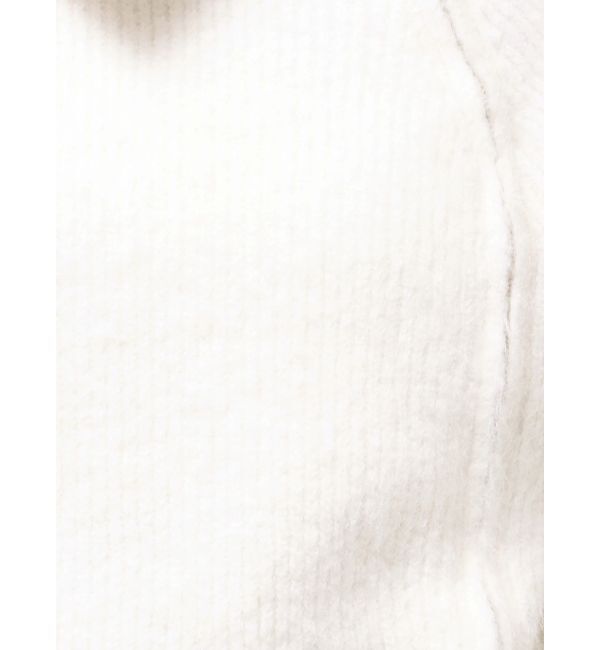 MERCURYDUO「アシメZIPオーバーニット」|ニット・セーター|