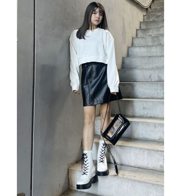 MURUA「レースアップショートブーツ」|ショートブーツ|