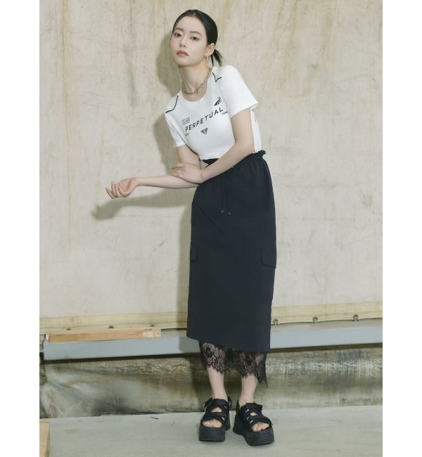 MURUA「レーシングミニTシャツ」|Tシャツ・カットソー|