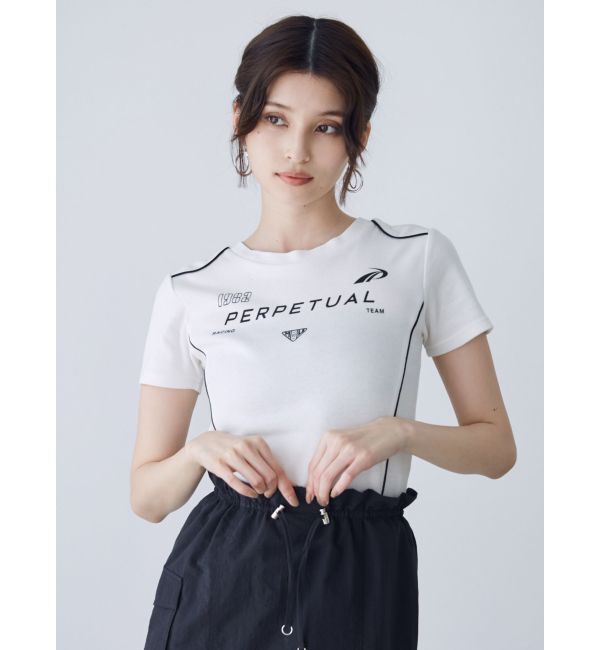 MURUA「レーシングミニTシャツ」|Tシャツ・カットソー|