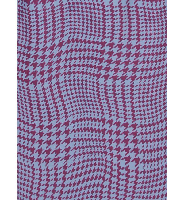 MURUA「ウェーブチェックナロースカート」|タイト|