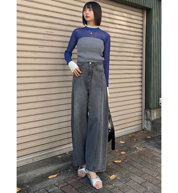 MURUA「ベアレイヤードニット」|ニット・セーター|