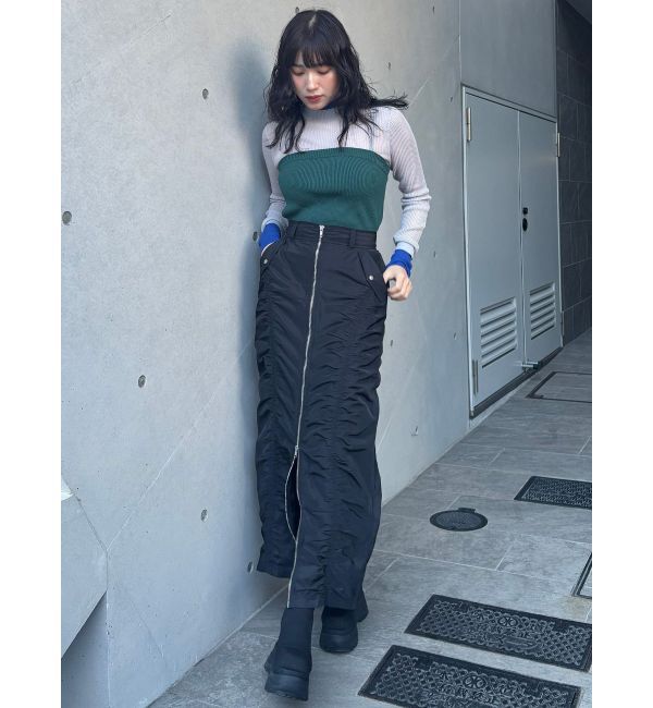 MURUA「ベアレイヤードニット」|ニット・セーター|