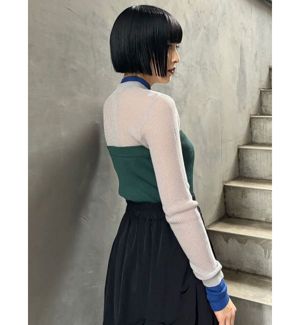 MURUA「ベアレイヤードニット」|ニット・セーター|