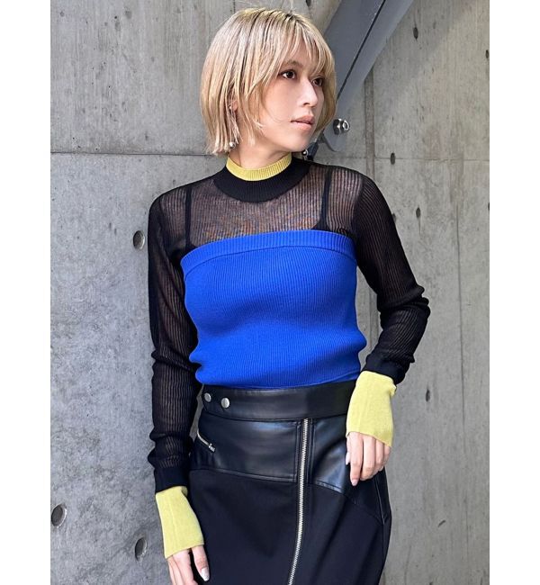 MURUA「ベアレイヤードニット」|ニット・セーター|