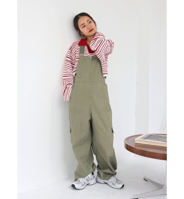 Ungrid「襟ショートボーダーニット」|ニット・セーター|