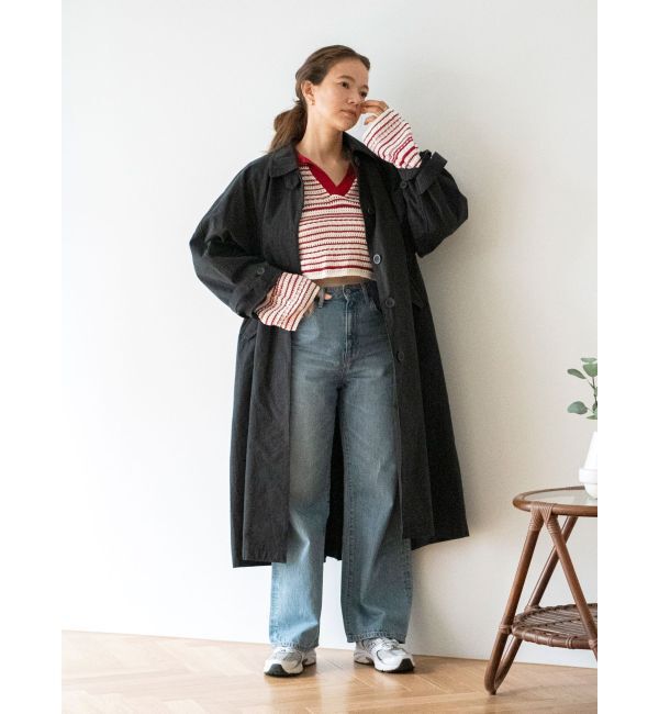 Ungrid「襟ショートボーダーニット」|ニット・セーター|