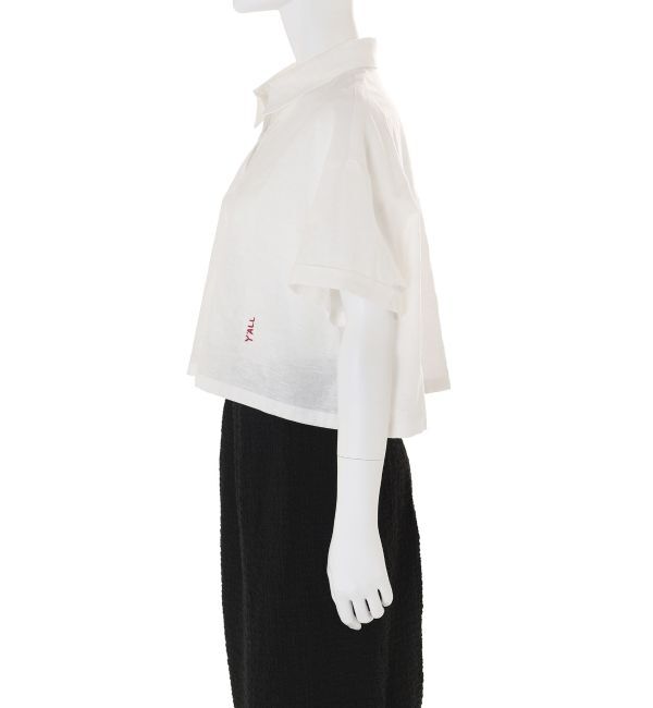 Ungrid「刺繍ハーフスリーブシャツ」|シャツ・ブラウス|