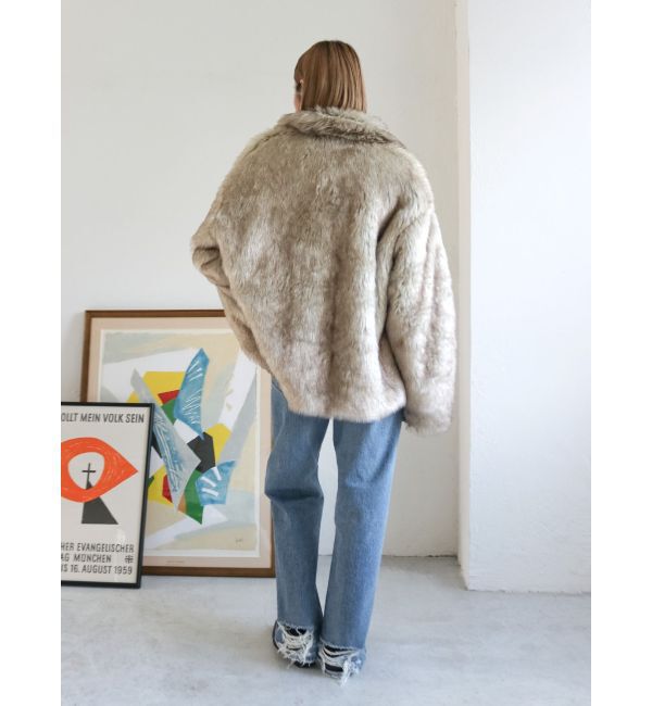 Ungrid「ボリュームデザインファーコート」|その他|