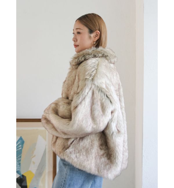 Ungrid「ボリュームデザインファーコート」|その他|