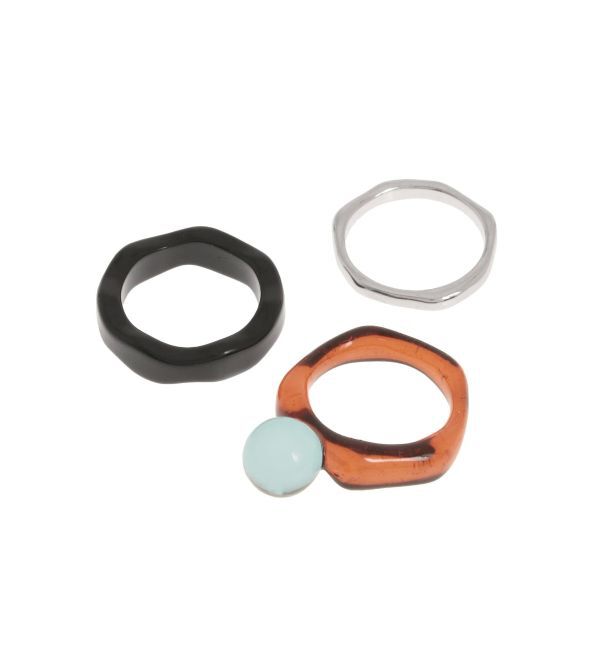 Ungrid「デザインクリアリングセット」|リング|