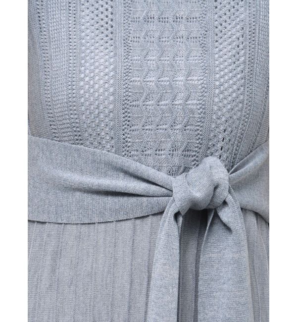 LAGUNAMOON「ストライプメッシュニットワンピース」|ワンピース|