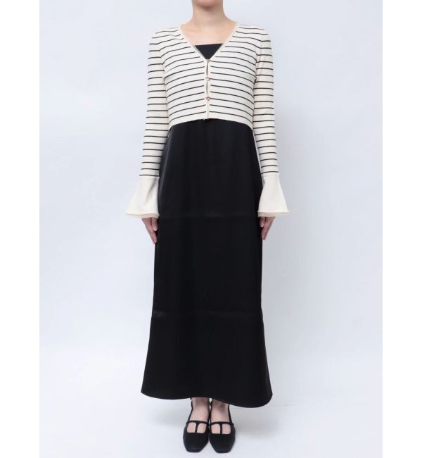 LAGUNAMOON「シアーデザインカーデセットキャミワンピース」|ワンピース|